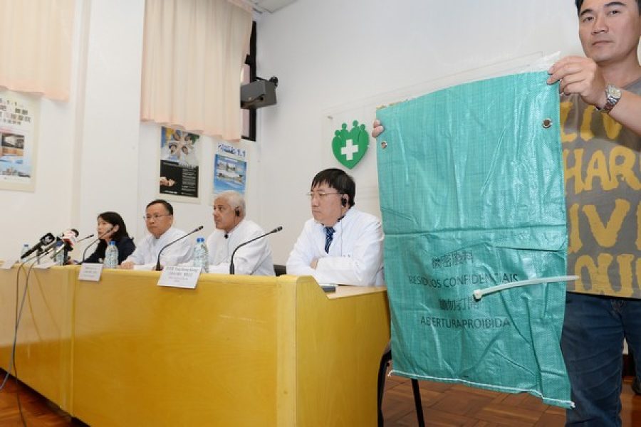 Confidential Macau patient medical records strewn across city
