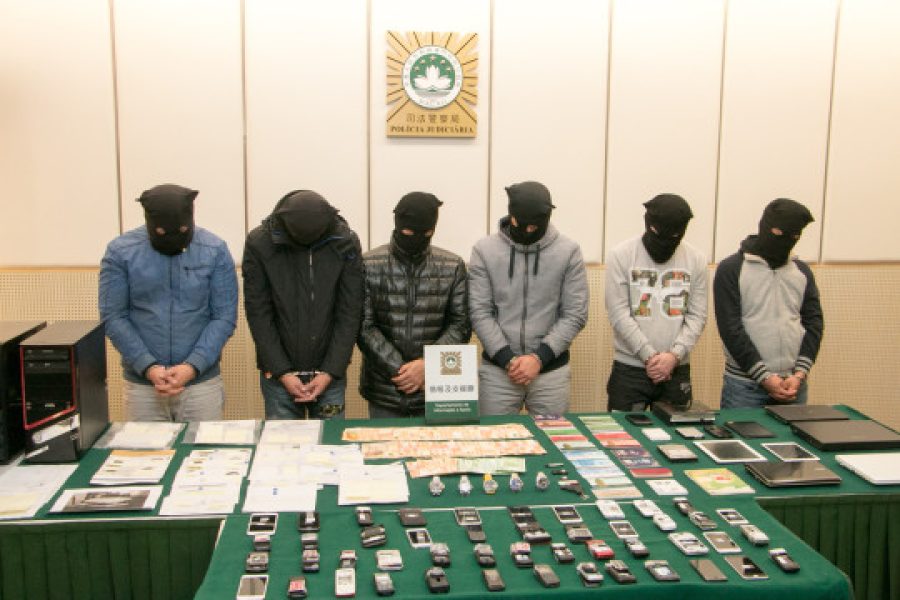6 police officers from Macau nabbed on suspicion of organised crime