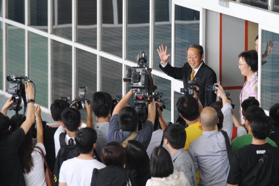 HKMAO director Wang Guangya arrives for three-day working visit