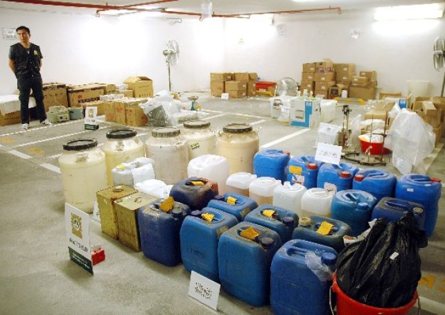 Macau´s police bust “ice” materials supply base