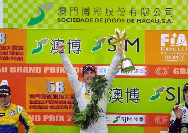 Spanish driver Daniel Juncadella wins Macau Formula 3 Grand Prix