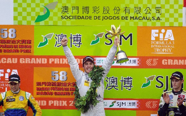 Spanish driver Daniel Juncadella wins Macau Formula 3 Grand Prix