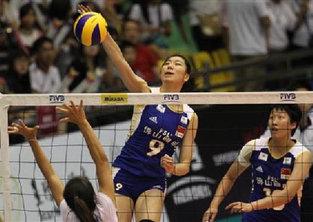 China wins Group A pool of the 2012 FIVB Volleyball Grand Prix in Macau