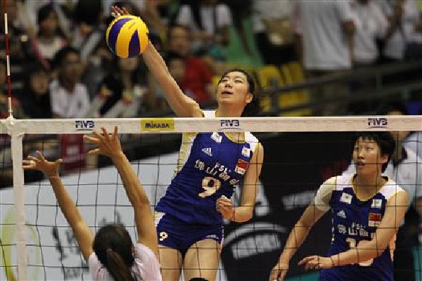 China wins Group A pool of the 2012 FIVB Volleyball Grand Prix in Macau