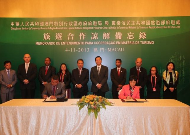 Macau signs tourism agreement with Timor-Leste