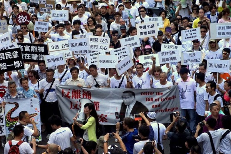 Protest against ‘golden handshake’ bill draws record crowd