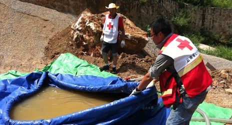 Red Cross staff say quake victims still need help