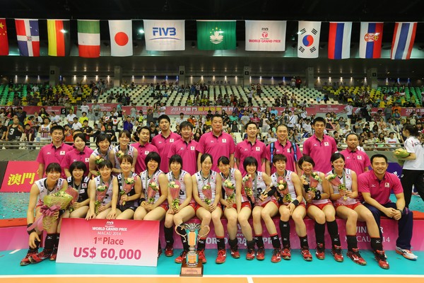 Japan won Pool I of FIVB Volleyball World Grand Prix with three victories