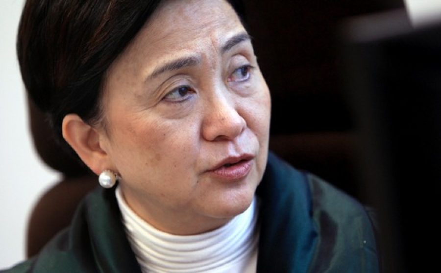 Pan-democrat lawmaker Emily Lau turned away from Macau