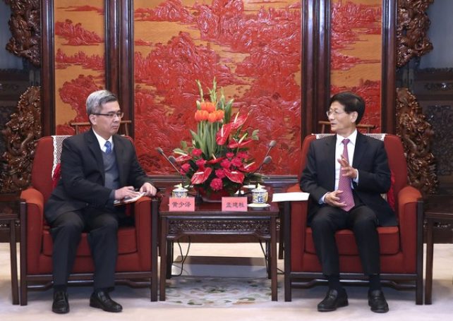 Senior official meets Macau’s security chief