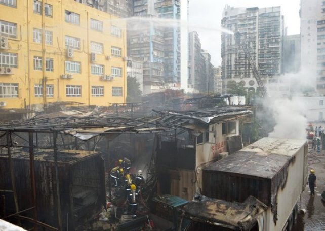 Leaking batteries possible cause of Macau warehouse blaze