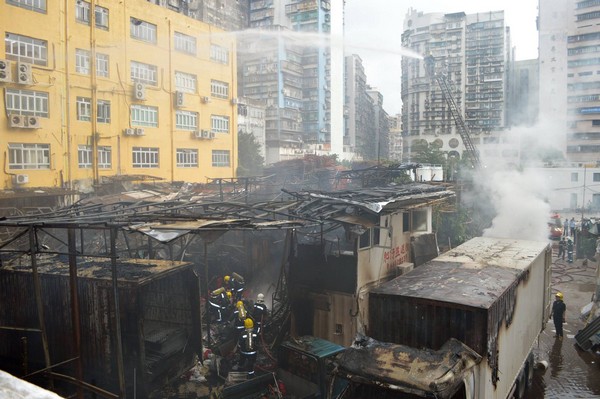 Leaking batteries possible cause of Macau warehouse blaze
