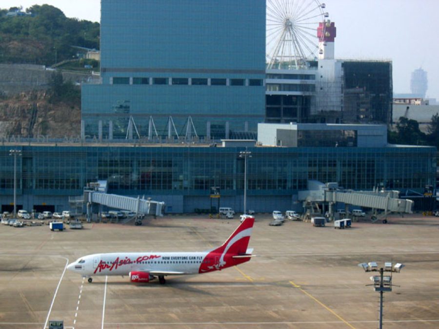 Macau airport’s passengers down 22 pct in 1st half year