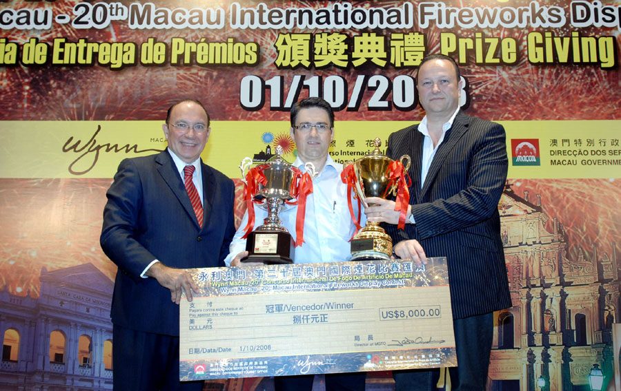 France wins 20th Macau International Fireworks Display Contest