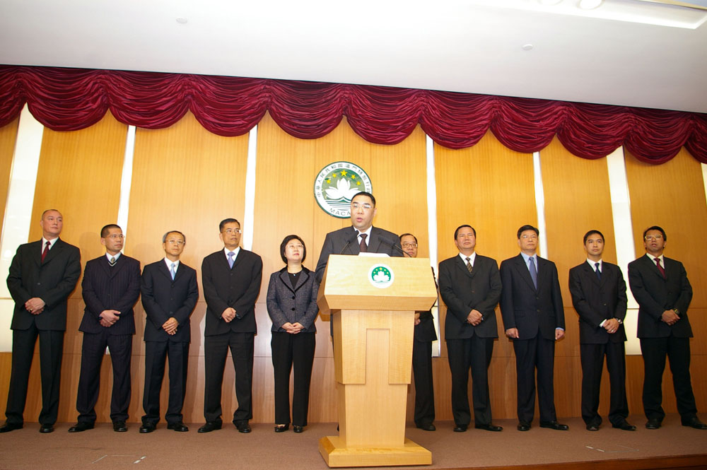 President Hu Jintao ask Macau officials for good governance