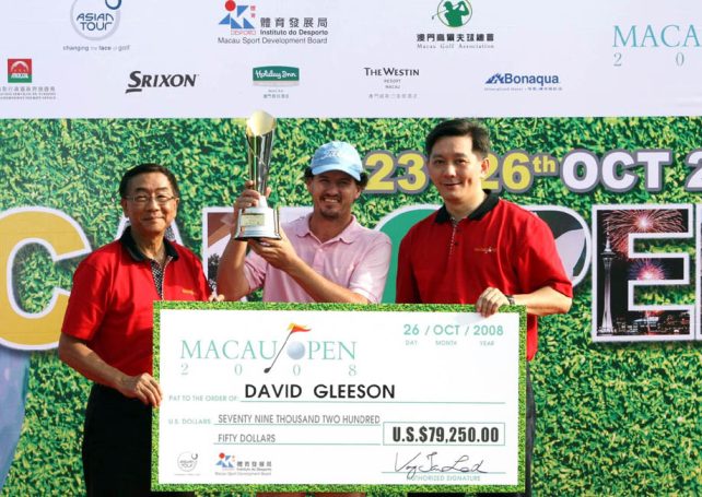 Australia’s David Gleeson wins Macau Open golf tournament