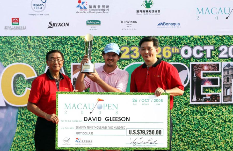 Australia’s David Gleeson wins Macau Open golf tournament
