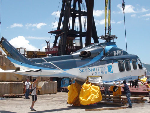 Sky Shuttle helicopters flights between Macau and Hong Kong suspended