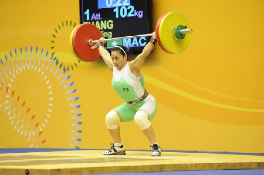 Macau wins gold in weightlifting and Wushu