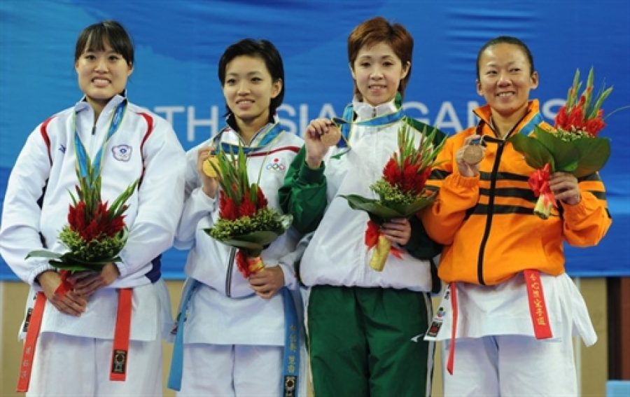 Paula Pereira Carion win bronze in Karate at the Asian Games