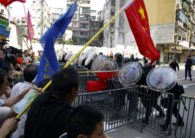 May Day protest leave 41 injured in Macau