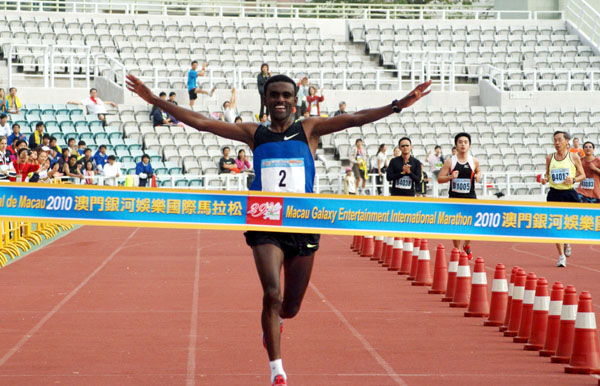 Ethiopia’s Nurelign wins Macau’s international marathon