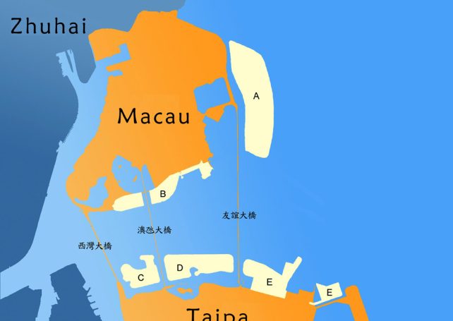 New reclaimed areas in Macau with 3.5 sq Km to be ready in 5 years