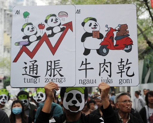 Macau protesters call for reforms