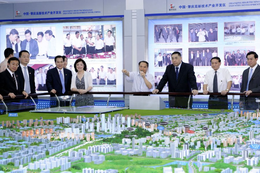Chief Executive of Macau visit cities in the Pearl River Delta