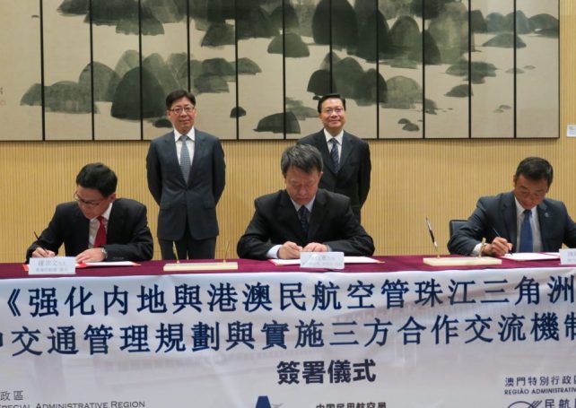 Macau, Hong Kong and mainland China aviation bodies sign delta deal