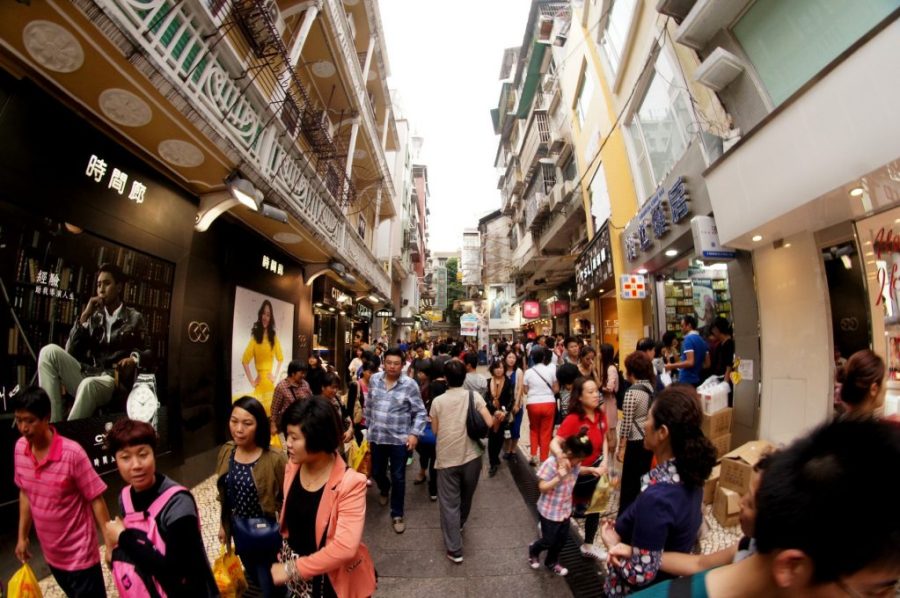 Macau records the highest population density per sq km