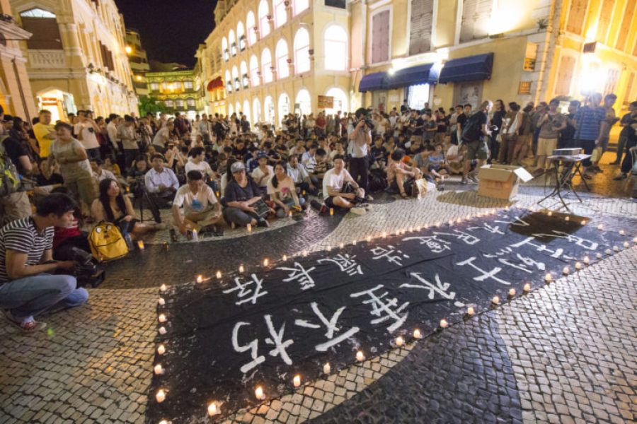 Hundreds join candlelight vigil over Tiananmen crackdown in Macau