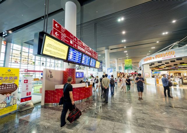 Macau International Airport received over 600,000 passengers in July