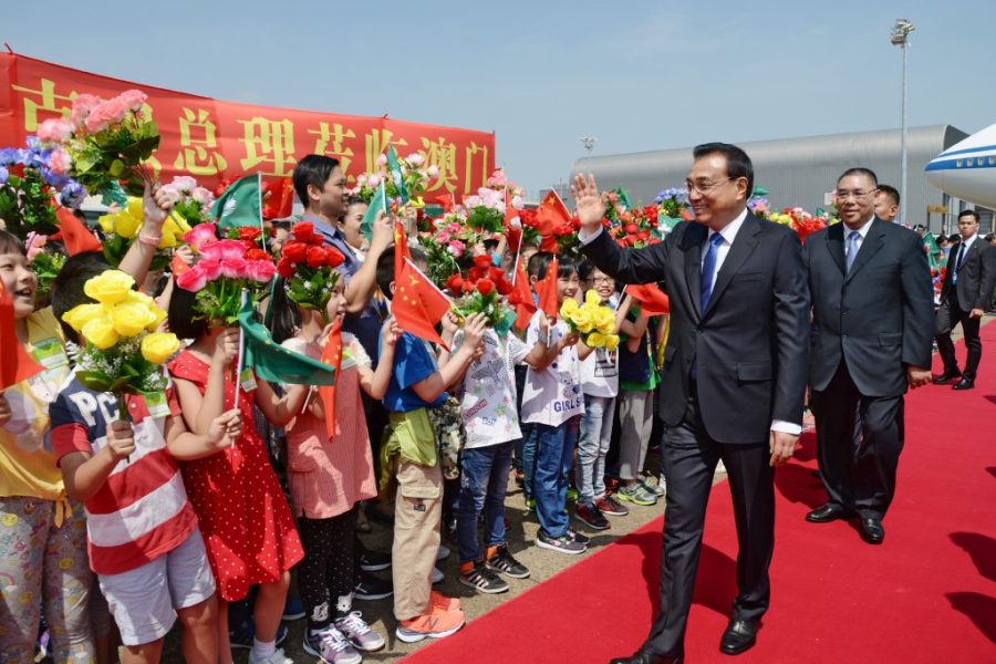Chinese premier arrives in Macau to attend the Ministerial conference