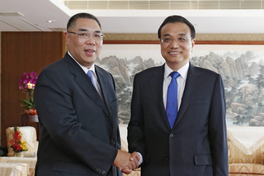 Premier Li meets with Macau chief executive