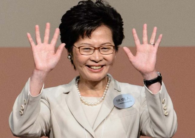 Chui congratulates new Hong Kong Chief Executive Carrie Lam