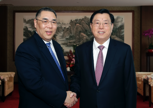 Zhang Dejiang calls for improved governance in Macau but praises achievements