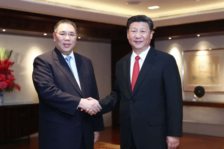 Chui Sai On meets Xi Jinping