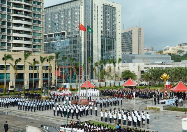 People in Macau and Hong Kong who disrespect the Chinese national anthem or flag may face jail term