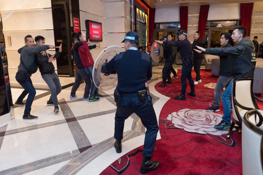 Police carry out 1st casino emergency response drill