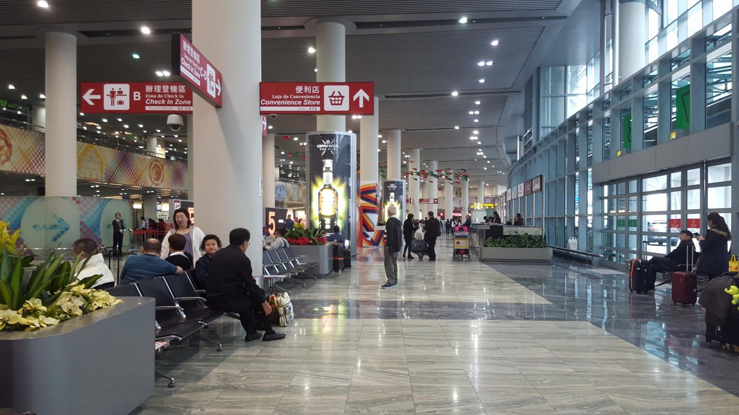 Macau airport passengers in 2017