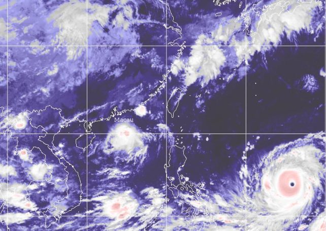 High chance for No. 3 signal as tropical storm Barijat nears