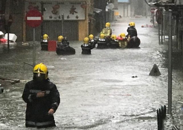 Typhoon Mangkhut makes landfall in Mainland China after ripping through Macau