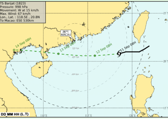 No. 1 typhoon signal to be hoisted as 2 tropical cyclones approach