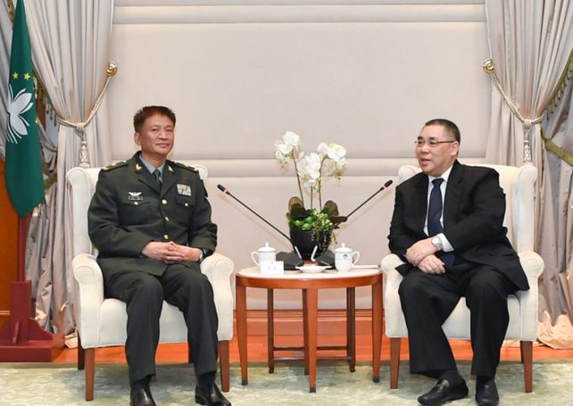 Macau PLA Garrison commander transferred to Guangzhou