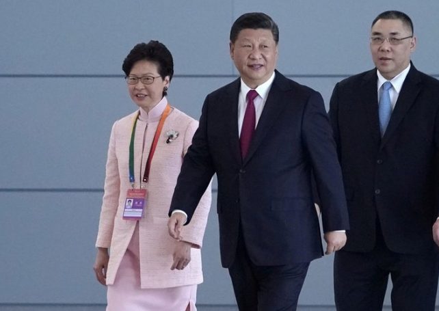 China´s President Xi Jinping announced the opening of the Hong Kong-Zhuhai-Macau Bridge