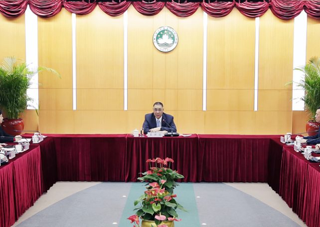 Chui briefs top officials on Xi speech