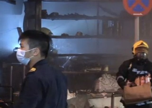 24-hour Macau supermarket gutted by fire