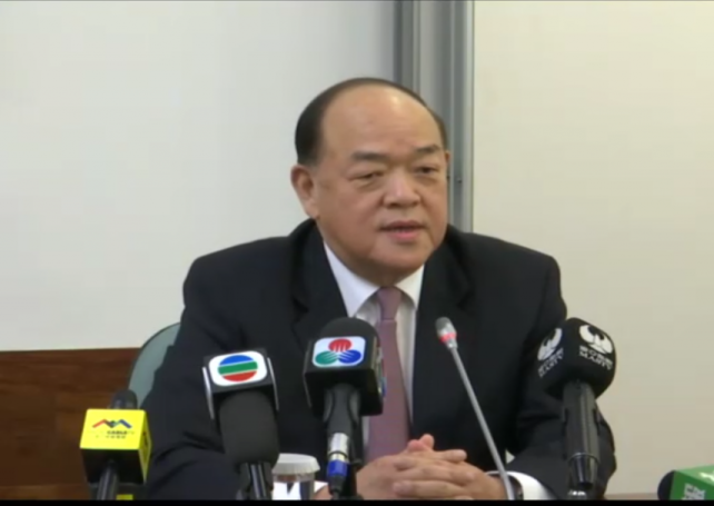 Ho Iat Seng decides to run for Chief Executive