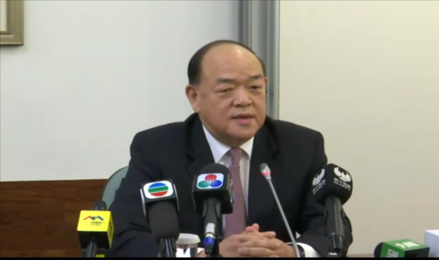 Ho Iat Seng decides to run for Chief Executive